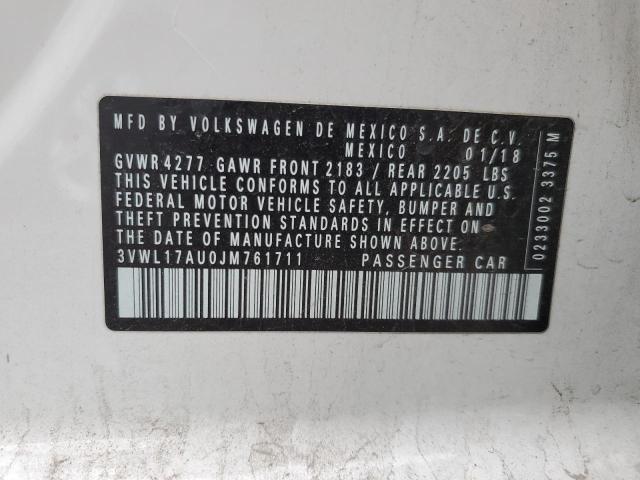 2018 VOLKSWAGEN GOLF SPORT - 3VWL17AU0JM761711