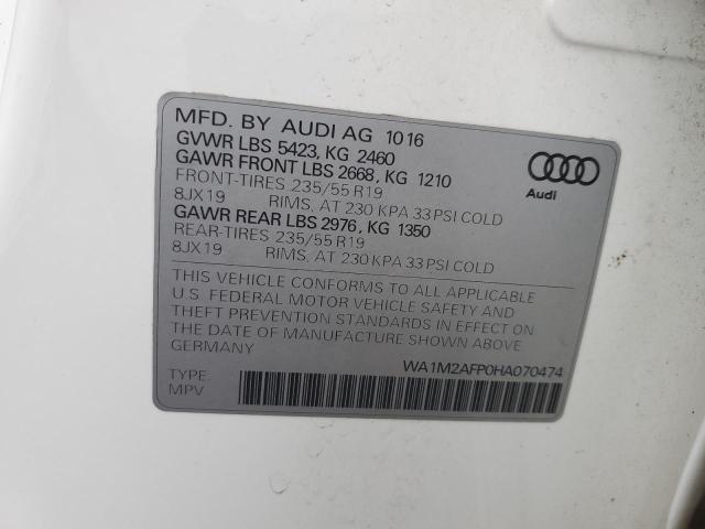 VIN WA1M2AFP0HA070474 2017 Audi Q5, Premium Plus no.13