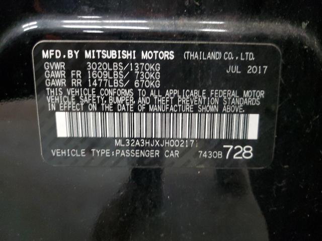 ML32A3HJXJH002171 | 2018 MITSUBISHI MIRAGE ES