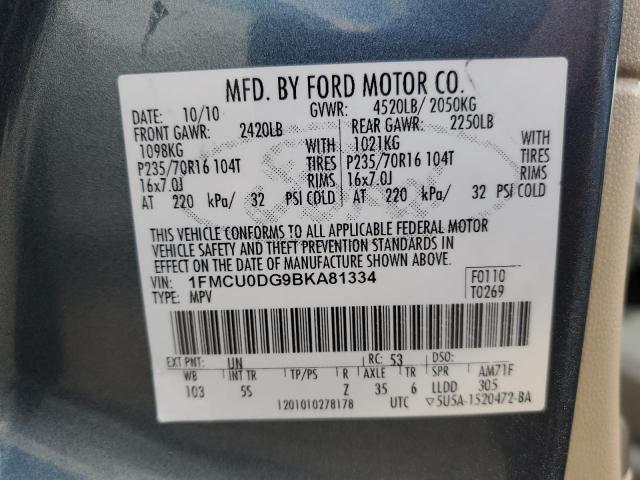 1FMCU0DG9BKA81334 | 2011 Ford escape xlt