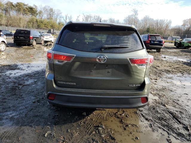 VIN 5TDJKRFH2FS131811 2015 Toyota Highlander, Xle no.6