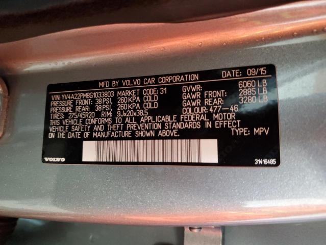 2016 VOLVO XC90 T6 - YV4A22PM8G1033803