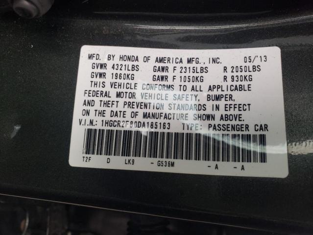 VIN 1HGCR2F80DA185163 2013 HONDA ACCORD no.13