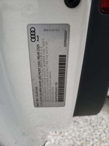 2018 Audi A5 Premium Plus VIN: WAUPNAF55JA061135 Lot: 78521933