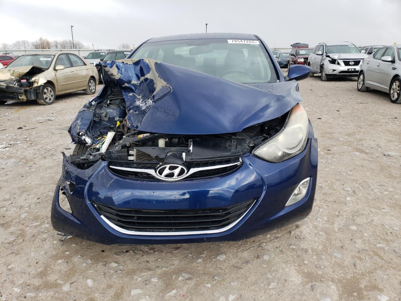 KMHDH4AE7DU492113 2013 Hyundai Elantra Gls