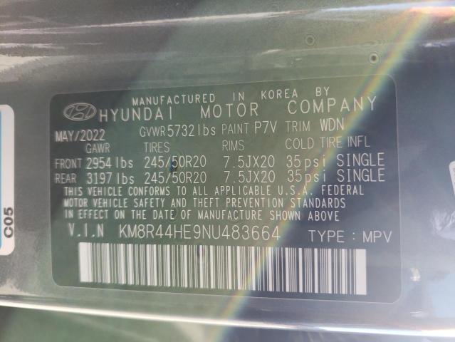 KM8R44HE9NU483664 Hyundai Palisade S 12