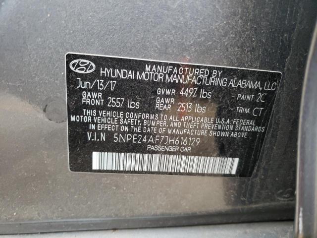 5NPE24AF7JH616129 | 2018 HYUNDAI SONATA SE