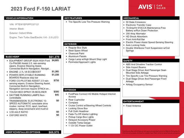 1FTEW1EP5PFC07121 | 2023 FORD F150 SUPER