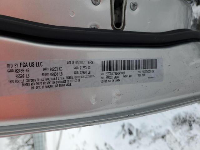 2016 DODGE CHARGER PO - 2C3CDXKT2GH303809