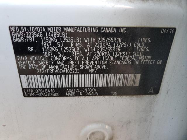 2T3YFREV0EW102203 | 2014 TOYOTA RAV4 LIMIT