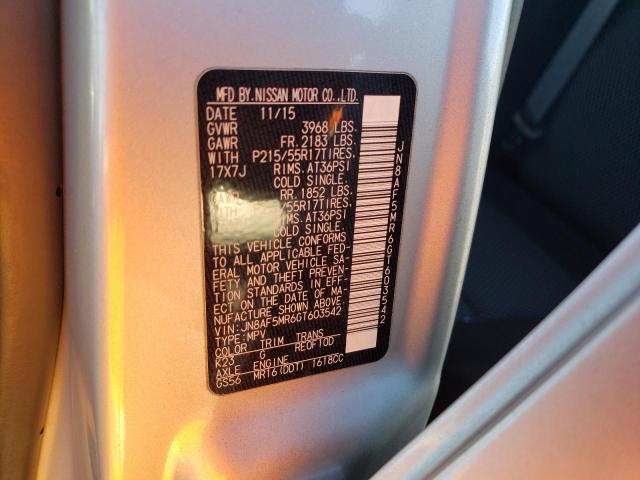 2016 NISSAN JUKE S - JN8AF5MR6GT603542