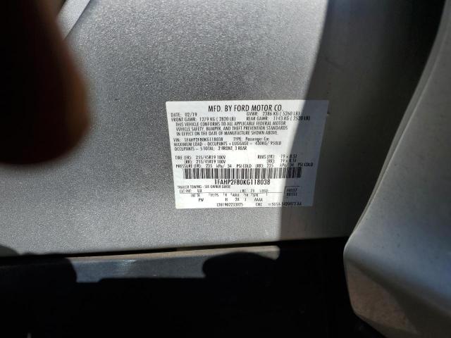 1FAHP2F80KG118038 Ford Taurus Limited