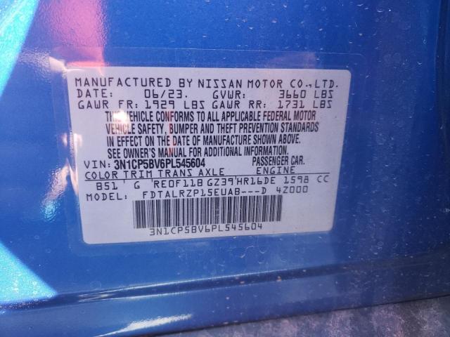 3N1CP5BV6PL545604 | 2023 NISSAN KICKS S