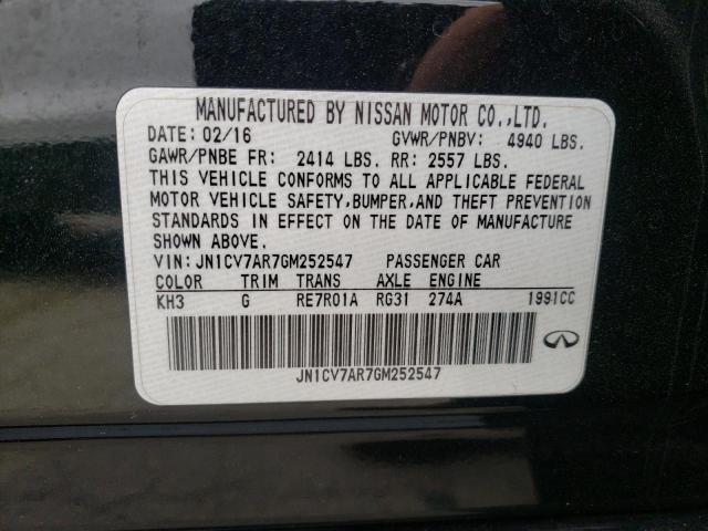 JN1CV7AR7GM252547 | 2016 INFINITI Q50 BASE