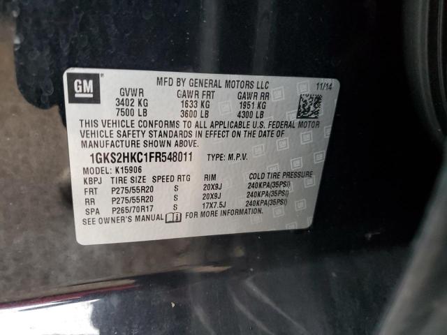 2015 GMC YUKON 1GKS2HKC1FR548011
