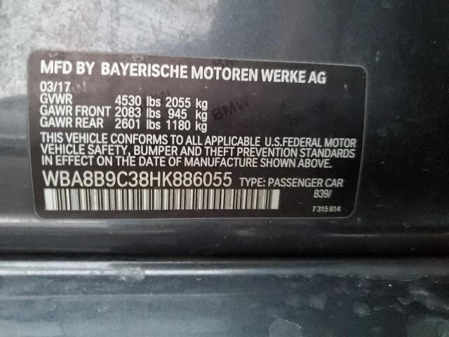 2017 BMW 330 I - WBA8B9C38HK886055