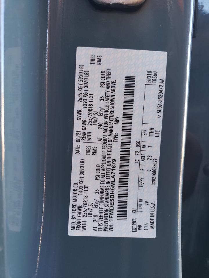 1fmde5bh5mla71679 1FMDE5BH5MLA71679 2021 Ford Bronco Base