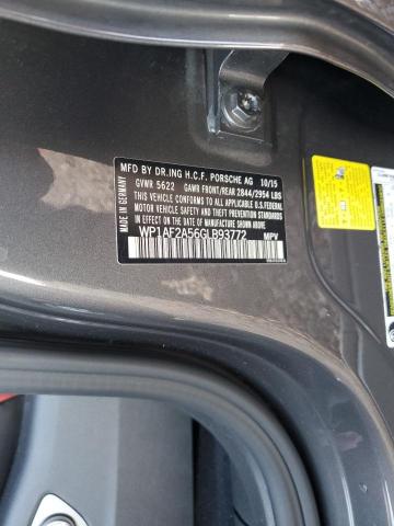 2016 PORSCHE MACAN TURB - WP1AF2A56GLB93772