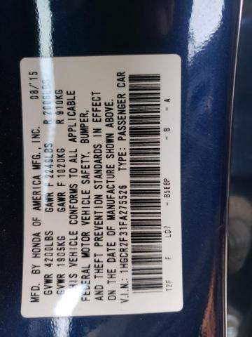 1HGCR2F31FA275526 Honda ACCORD LX