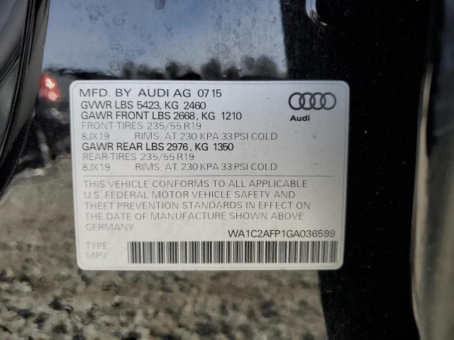 WA1C2AFP1GA036599 | 2016 AUDI Q5 PREMIUM