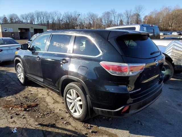 VIN 5TDBKRFH9FS136931 2015 Toyota Highlander, LE no.2