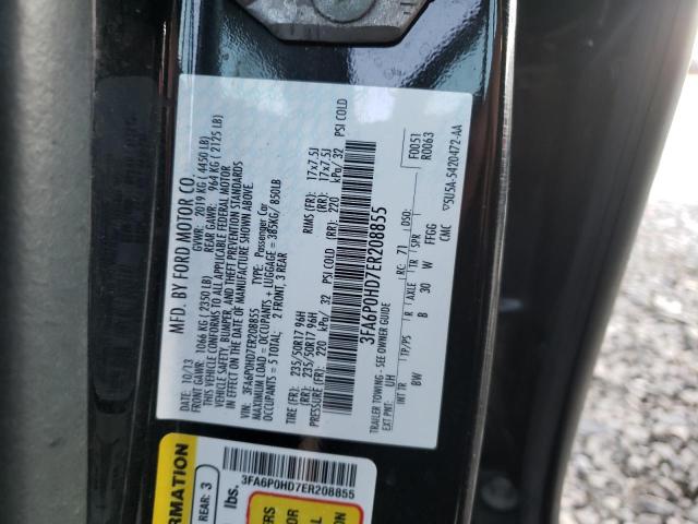 3FA6P0HD7ER208855 | 2014 FORD FUSION SE