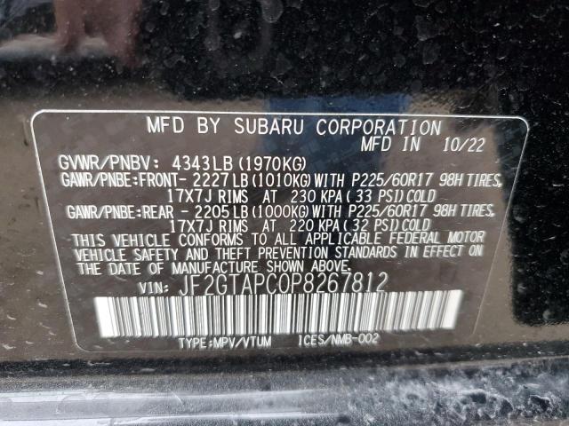 JF2GTAPC0P8267812 | 2023 SUBARU CROSSTREK