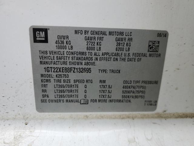 Lot #2214959720 2015 GMC SIERRA K25 salvage car
