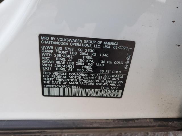 1V2FE2CA2PC215947 | 2023 VOLKSWAGEN ATLAS CROS