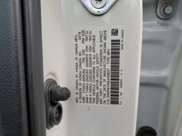 2HKRW1H59JH508337 | 2018 HONDA CR-V EX