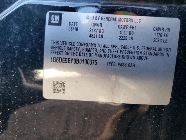 2011 Cadillac Cts Luxury Collection VIN: 1G6DE5EY0B0100376 Lot: 45407344