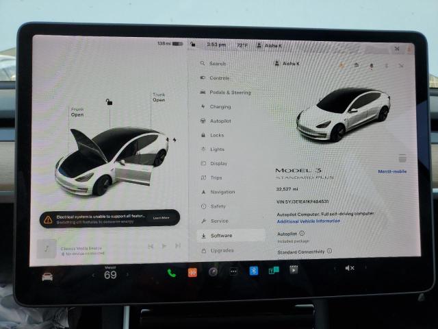 5YJ3E1EA1KF484531 | 2019 TESLA MODEL 3