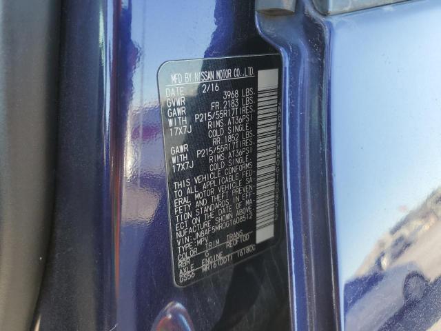 2016 NISSAN JUKE S - JN8AF5MR0GT608512