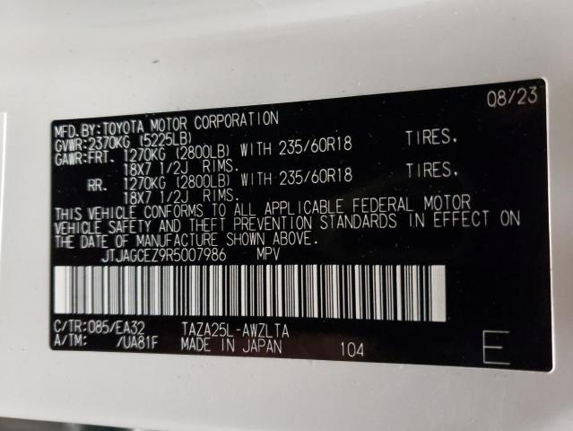 2024 LEXUS NX 350 BAS JTJAGCEZ9R5007986
