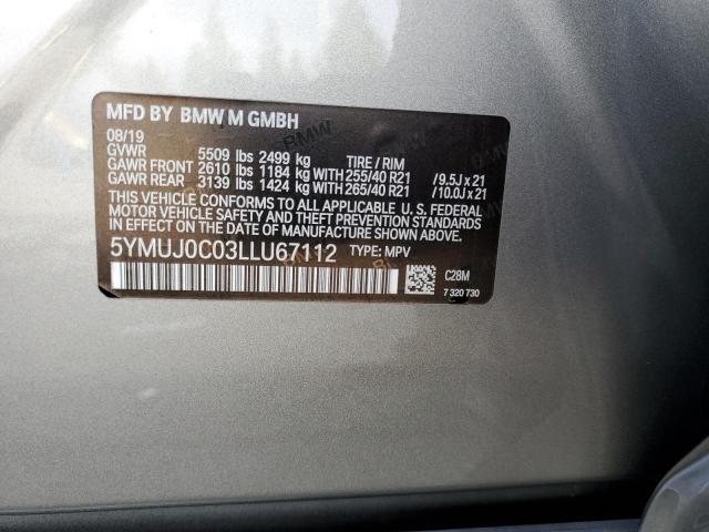  BMW X4 2020 Серебристый