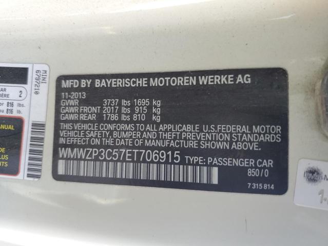 Image 12 of 2014 MINI Cooper salvage vehicle - Lot #82185513 at Copart