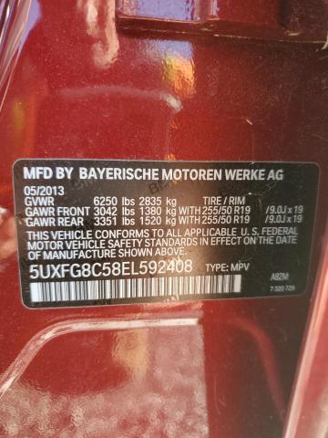 5UXFG8C58EL592408 2014 BMW X6 - Image 12