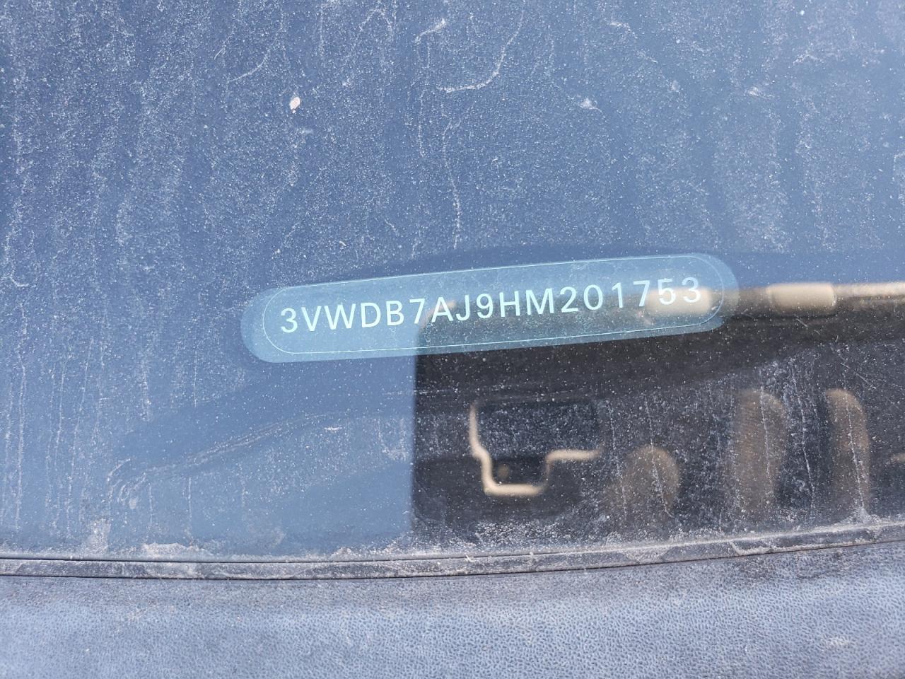 3VWDB7AJ9HM201753 2017 Volkswagen Jetta Se