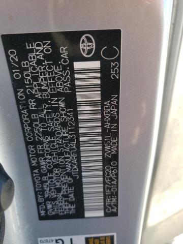 2020 TOYOTA PRIUS L - JTDKARFU4L3112341