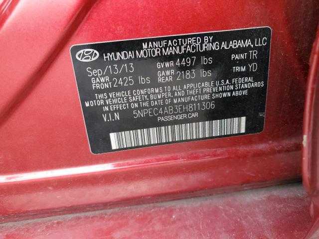 5NPEC4AB3EH811306 | 2014 HYUNDAI SONATA SE