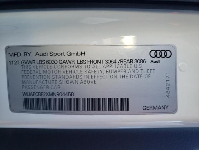 WUAPCBF2XMN904458 | 2021 AUDI RS7