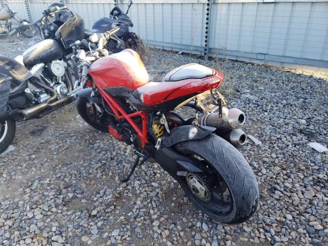 2012 DUCATI STREETFIGH ZDM11BMV0CB010592