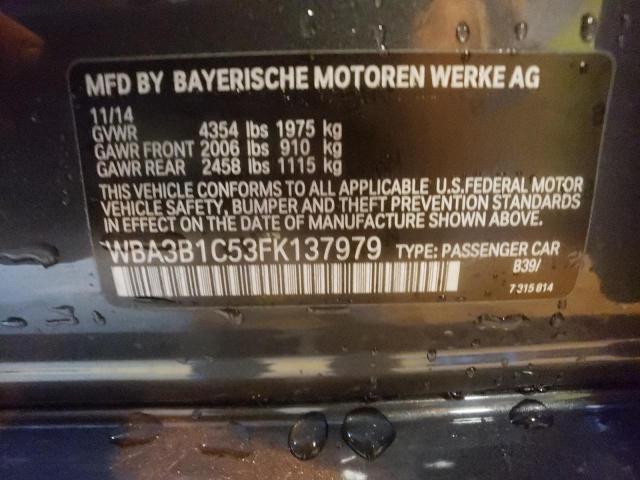 WBA3B1C53FK137979 | 2015 BMW 320 I