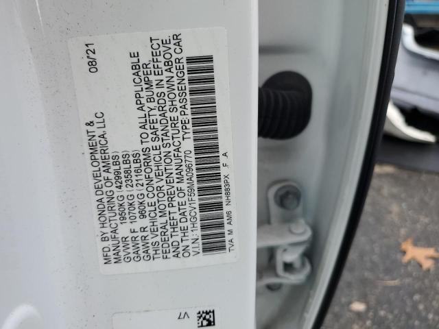 1HGCV1F59MA096770 | 2021 HONDA ACCORD EXL