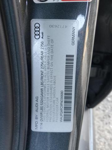 WAUFGAFC9FN036680 | 2015 AUDI A6 PREMIUM