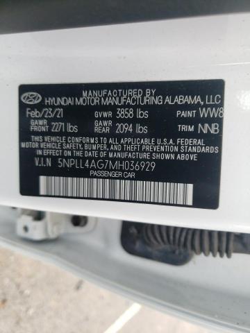 5NPLL4AG7MH036929 | 2021 Hyundai elantra se