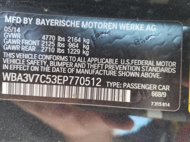 VIN WBA3V7C53EP770512 2014 BMW 4 Series, 428 I Sulev no.12