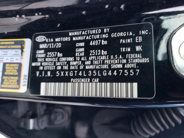 5XXGT4L35LG447557 | 2020 KIA OPTIMA LX