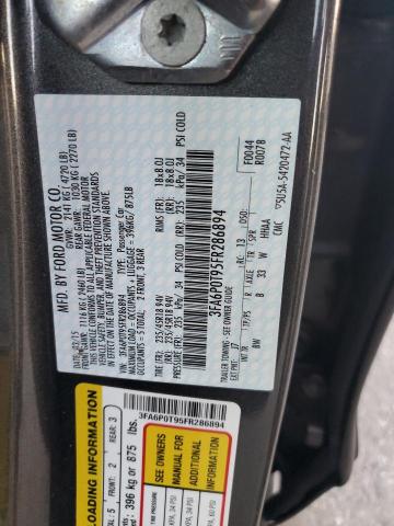 3FA6P0T95FR286894 | 2015 FORD FUSION SE