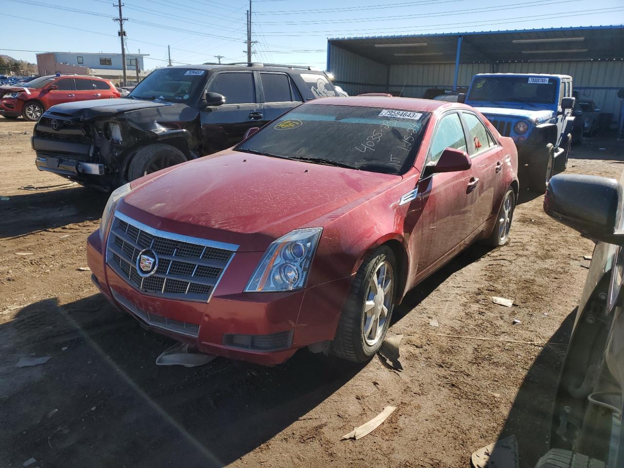 1G6DP57V780126320 2008 Cadillac Cts Hi Feature V6